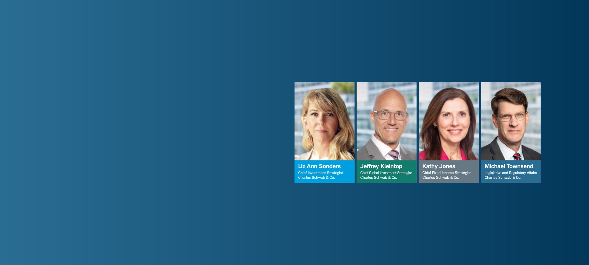 Headshots of the speakers
