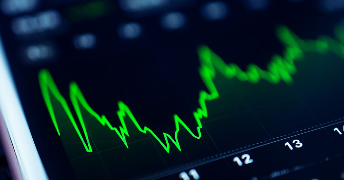 image of a line chart