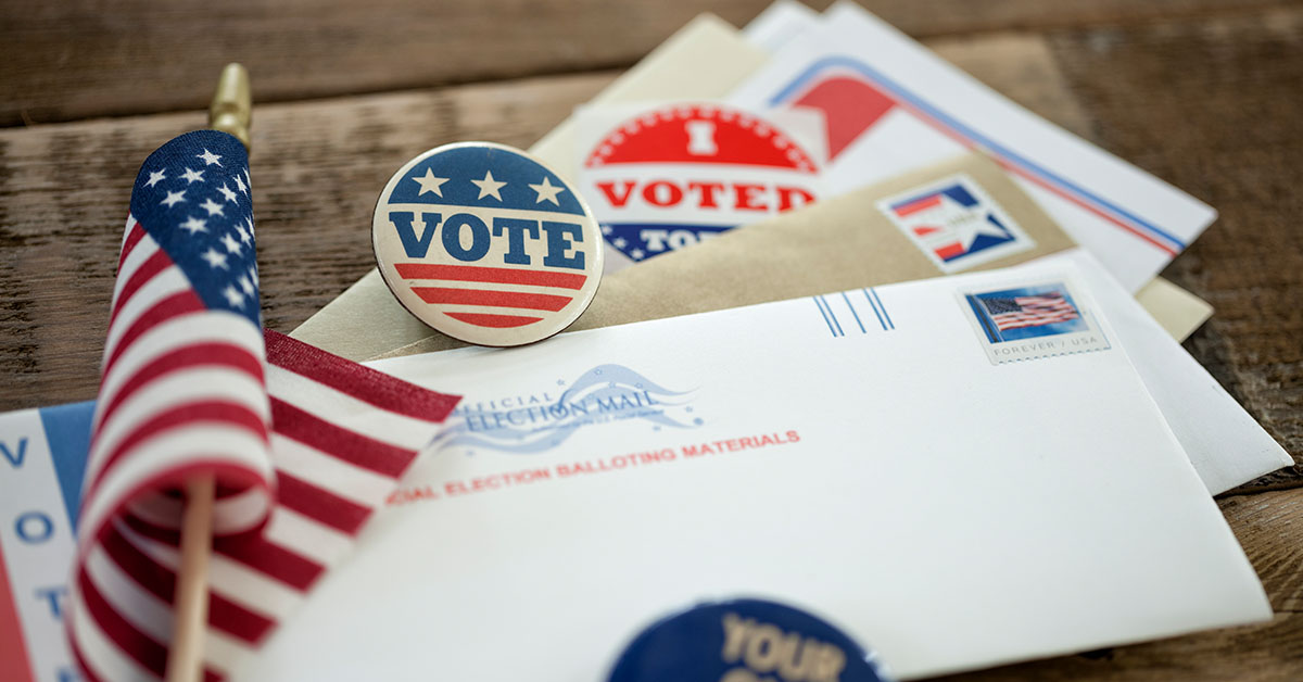 image of election materials