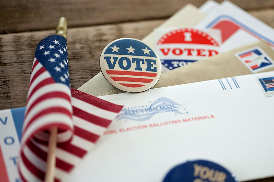 image of election materials