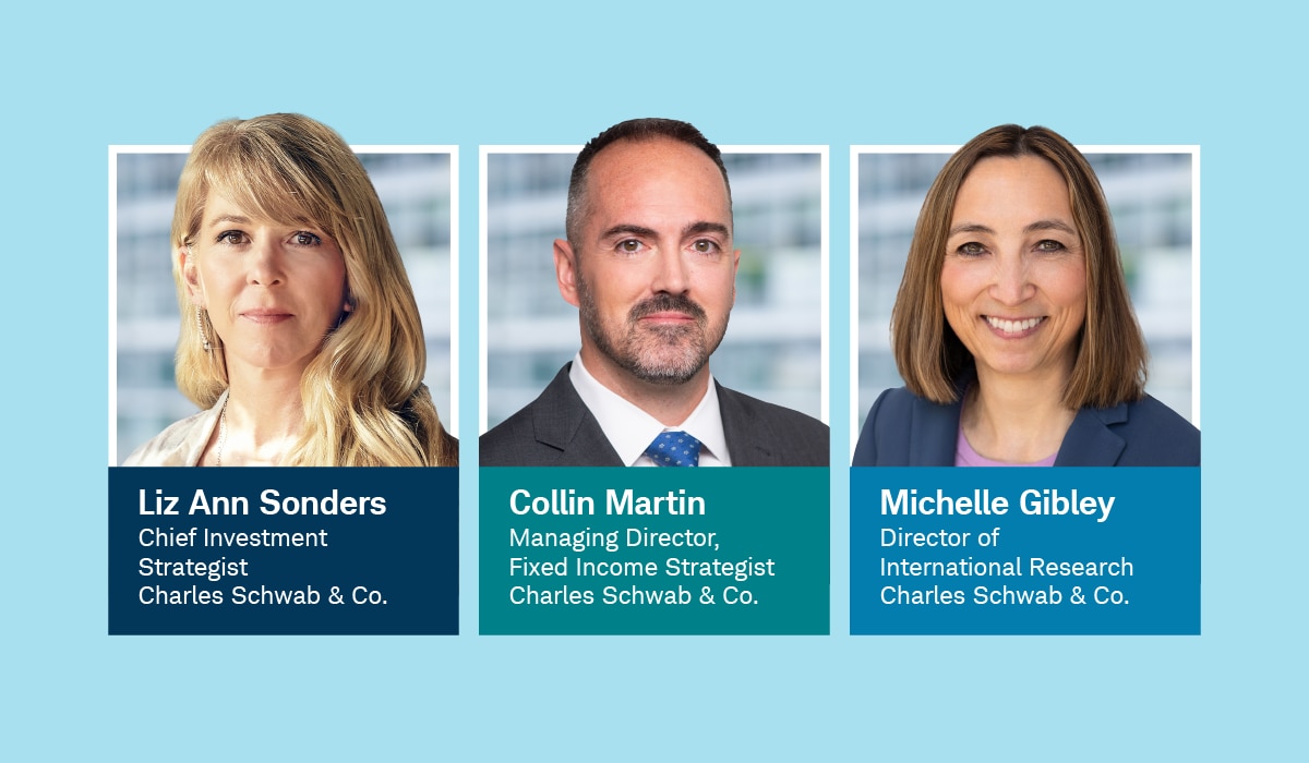 Headshots of Liz Ann, Colin Martin and Michelle Gibley