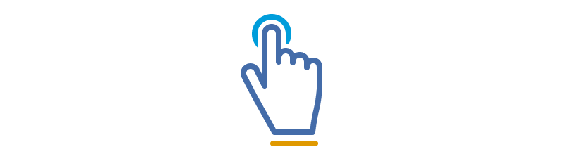 pointing finger icon