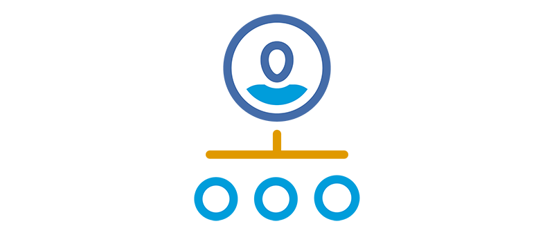 icon of an org chart