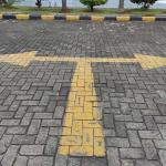 image of directional arrows on a street